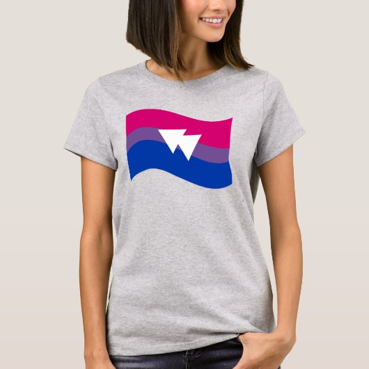 Biseksuele trots T-shirt (Voorkant)