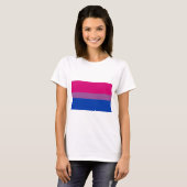Biseksuele trots t-shirt (Voorkant volledig)