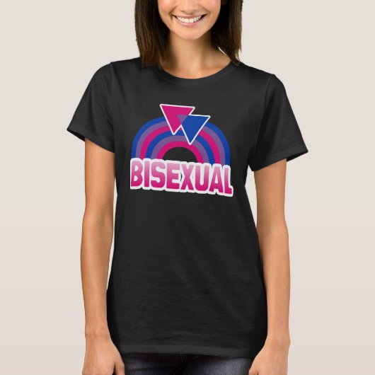 Biseksuele trots T-shirt (Voorkant)