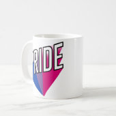Biseksuele trots uitbarsting koffiemok (Voorkant links)