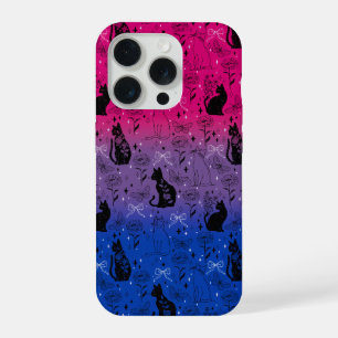 Biseksuele trots zwarte kat - Mystieke hekserij iPhone 15 Pro Case