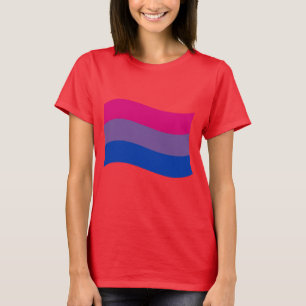 Biseksuele trotsbanner t-shirt