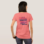 BISEKSUELE TROTSCLUSTER T-SHIRT (Achterkant volledig)