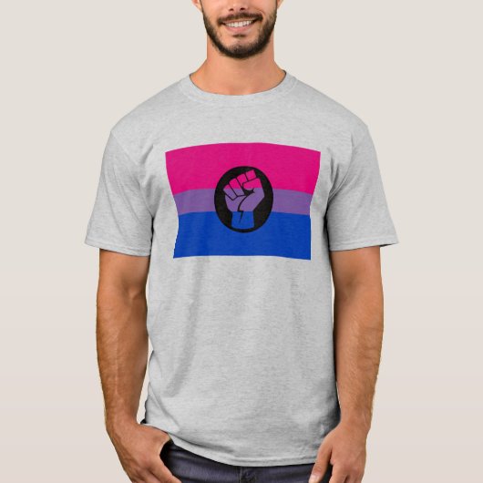 Biseksuele Verzets Trots T-shirt (Voorkant)