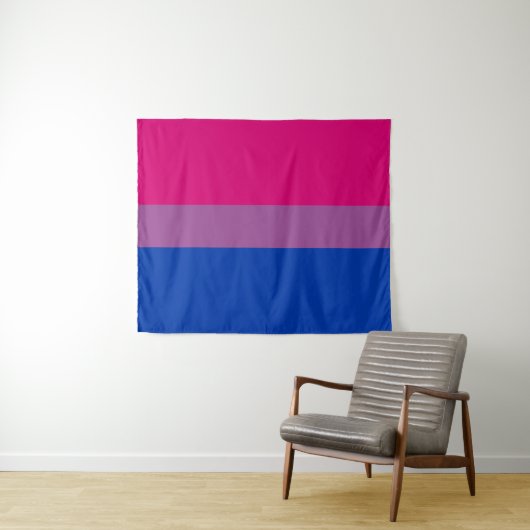 Biseksuele Vlag 50 x 60 Wandkleed (In Situ (horizontaal))
