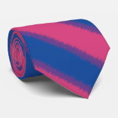 Biseksuele vlag Diagonale streep Stropdas (Opgerold)
