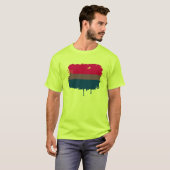 BISEKSUELE VLAG DIE DRIPT T-SHIRT (Voorkant volledig)