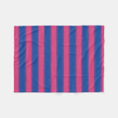 Biseksuele vlag  fleece deken (Voorkant (Horizontaal))