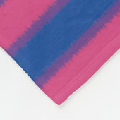 Biseksuele vlag  fleece deken (Hoek)