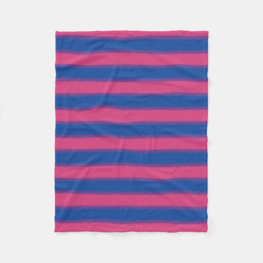 Biseksuele vlag  fleece deken (Voorkant)