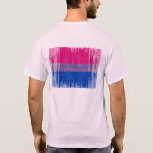 BISEKSUELE VLAG GESTREST T-SHIRT (Achterkant)