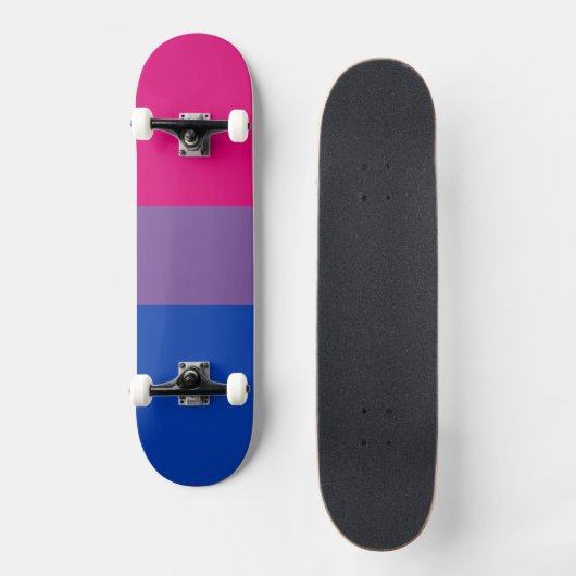 Biseksuele vlag skateboard (Voorkant)