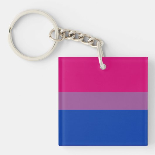 Biseksuele Vlag Sleutelhanger (Voorkant)