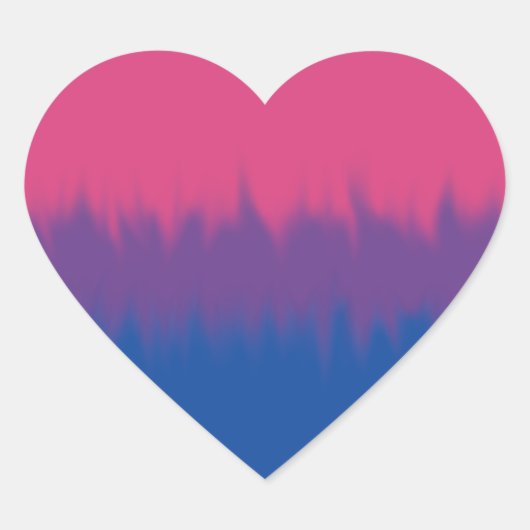 Biseksuele Vlag Stickers (Voorkant)