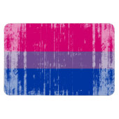 BISEKSUELE VLAG VERDRIETIG - PNG.PNG MAGNEET (Horizontaal)