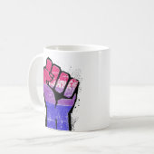 Biseksuele weerstand koffiemok (Voorkant links)