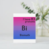 Biseksuele wetenschap briefkaart (Staand voorkant)