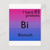 Biseksuele wetenschap briefkaart (Voorkant)