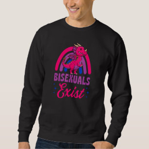 Biseksuelen Bestaan Biseksueel Dragon Pride Liefde Trui