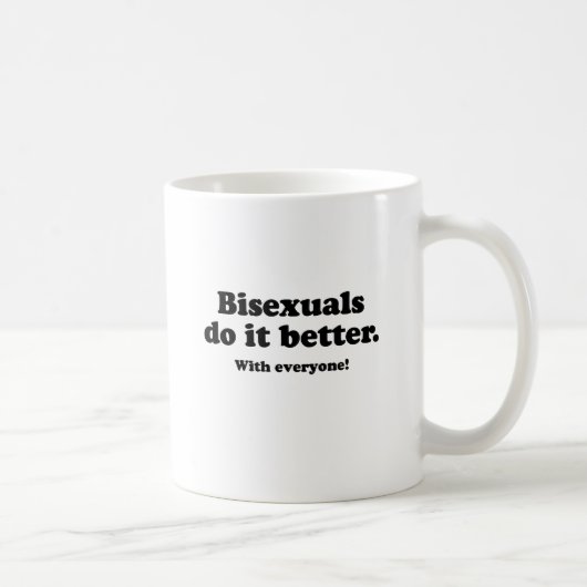 Biseksuelen doen het beter koffiemok (Rechts)