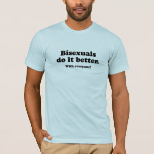 Biseksuelen doen het beter t-shirt
