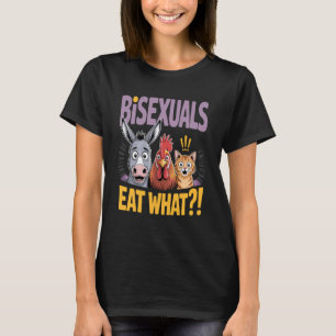 Biseksuelen Eten Welk Grappig Dier Humor T-shirt