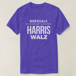 Biseksuelen voor Harris Walz T-shirt