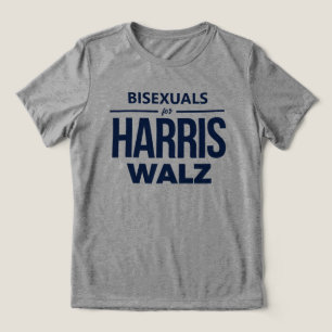 Biseksuelen voor Harris Walz Tri-Blend Shirt