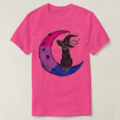 Biseual Moon Space Cat Witch Pride Halloween 572 T-shirt (Design voorkant)