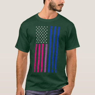  Biseual Pride Flag, VS vlag, LGBTQ Pride M T-shirt