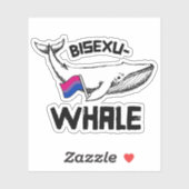 Bisexu-whale Bisexuwhale Sticker (Vel)