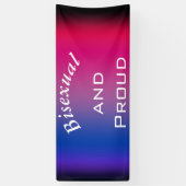 Bisexual and Proud  Spandoek (Verticaal)