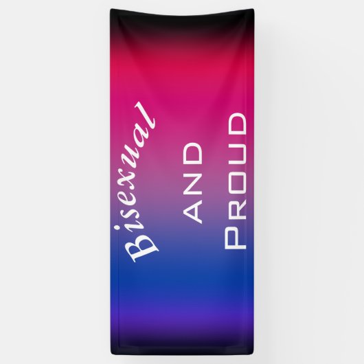 Bisexual and Proud  Spandoek (Verticaal)