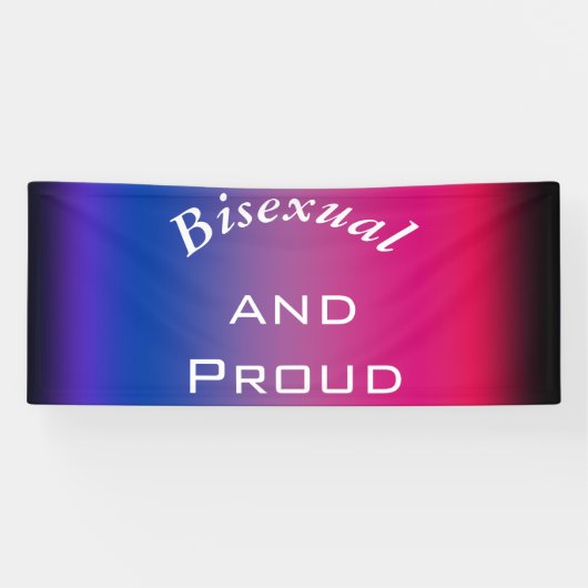 Bisexual and Proud  Spandoek (Horizontaal)