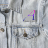 Bisexual Atheist Pin Vierkante Button 5,1 Cm (In situ)