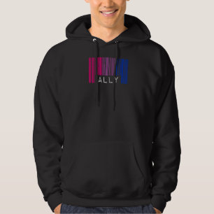 Bisexual Barcode Pride Ally Queer Aesthetische Lgb Hoodie
