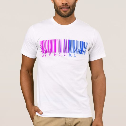 Bisexual Barcode Shirt (Voorkant)