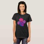 Bisexual Bee Bisexual T-shirt (Voorkant volledig)