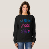 Bisexual Bi Pride Flag Boys Girls Bi Trui (Voorkant volledig)