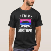 Bisexual Bi Pride Flag Cassettebandje I'm A Mixtap T-shirt (Voorkant)