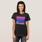 Bisexual Bi Pride Flag Confused By Your Ignorance T-shirt (Voorkant volledig)