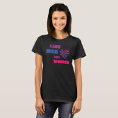 Bisexual Bi Pride Flag Ik hou van mijn Mannen hoe T-shirt (Voorkant volledig)