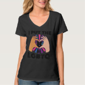 Bisexual Bi Pride Flag ik zette de B in Lgbtq T-shirt (Voorkant)