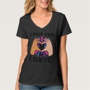 Bisexual Bi Pride Flag ik zette de B in Lgbtq T-shirt