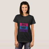 Bisexual Bi Pride Flag I'm Just Like Hamilton Smal T-shirt (Voorkant volledig)