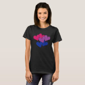 Bisexual Bi Pride Valentine's Day LGBTQ LGBT Subtl T-shirt (Voorkant volledig)
