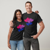 Bisexual Bi Pride Valentine's Day LGBTQ LGBT Subtl T-shirt (Unisex)