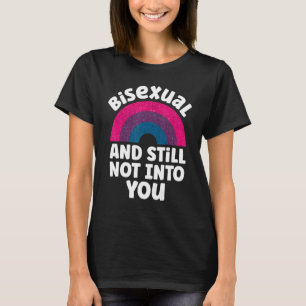 Bisexual bi Pride vlag regenboogbiseksueel en nog T-shirt