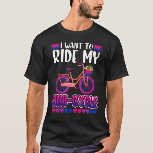 Bisexual Bi Puns T-shirt (Voorkant)
