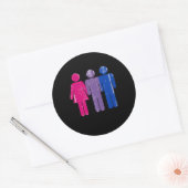 Bisexual Boy nood.png Ronde Sticker (Envelop)